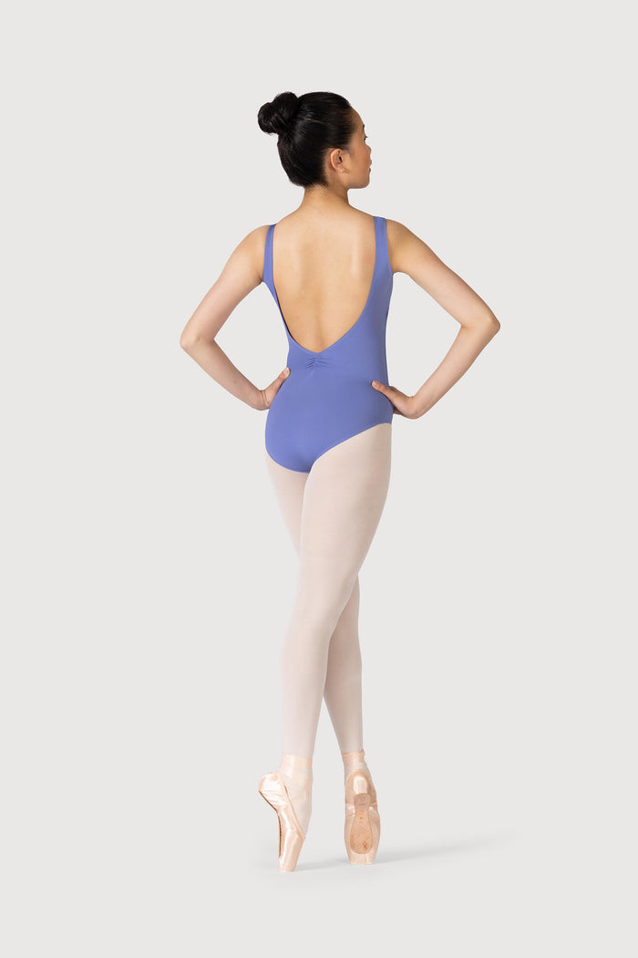 L3866SB - Bloch Microlux™ Gayleena Empire Gathered Front Wide Strap Leotard