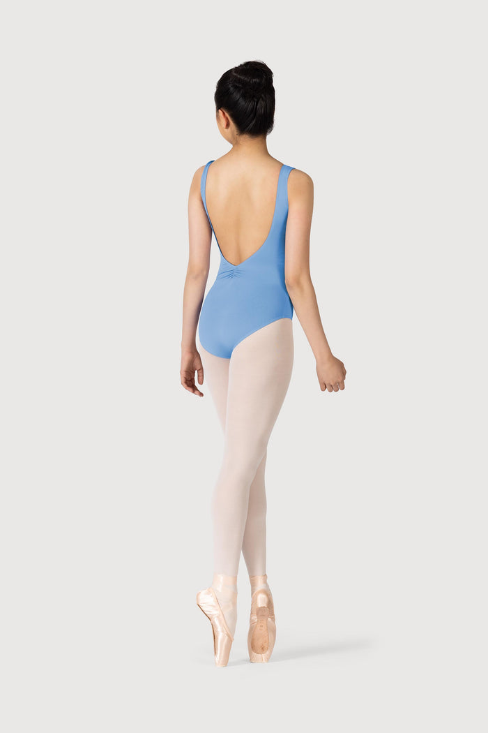 L3866SB - Bloch Microlux™ Gayleena Empire Gathered Front Wide Strap Leotard