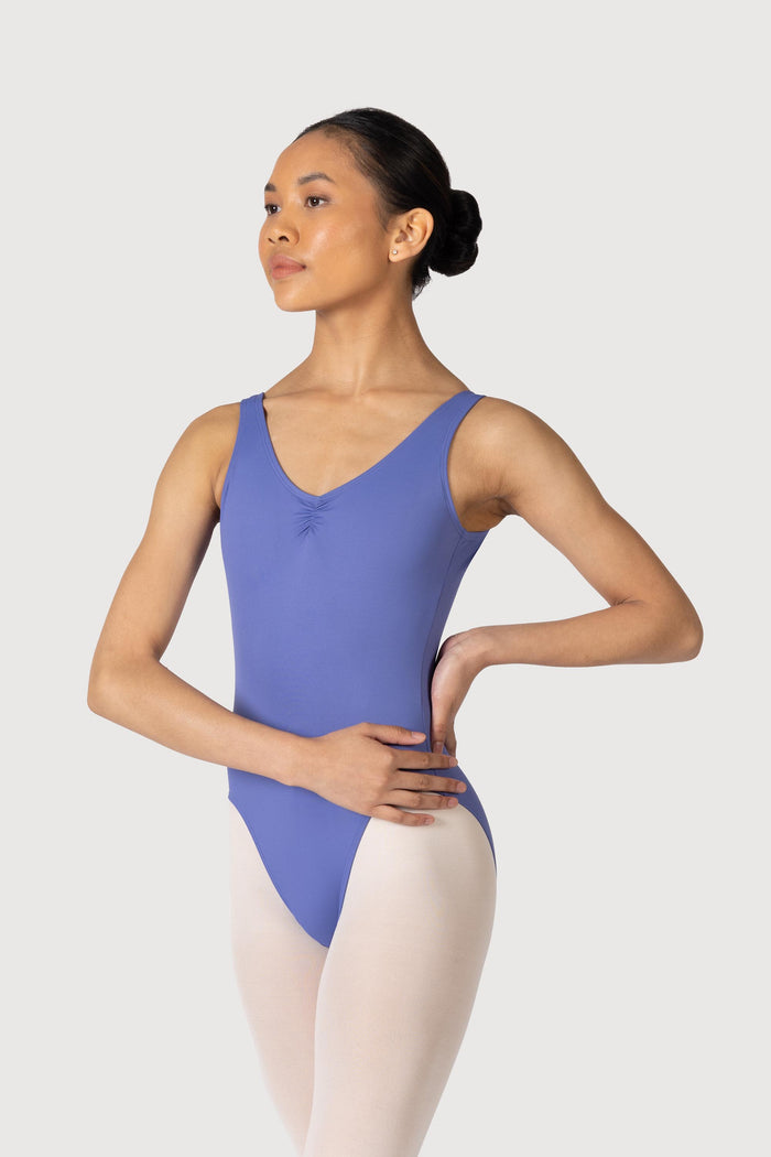 L3888LI - Bloch Microlux™ Nyla Gather Front & Low Back Womens Leotard