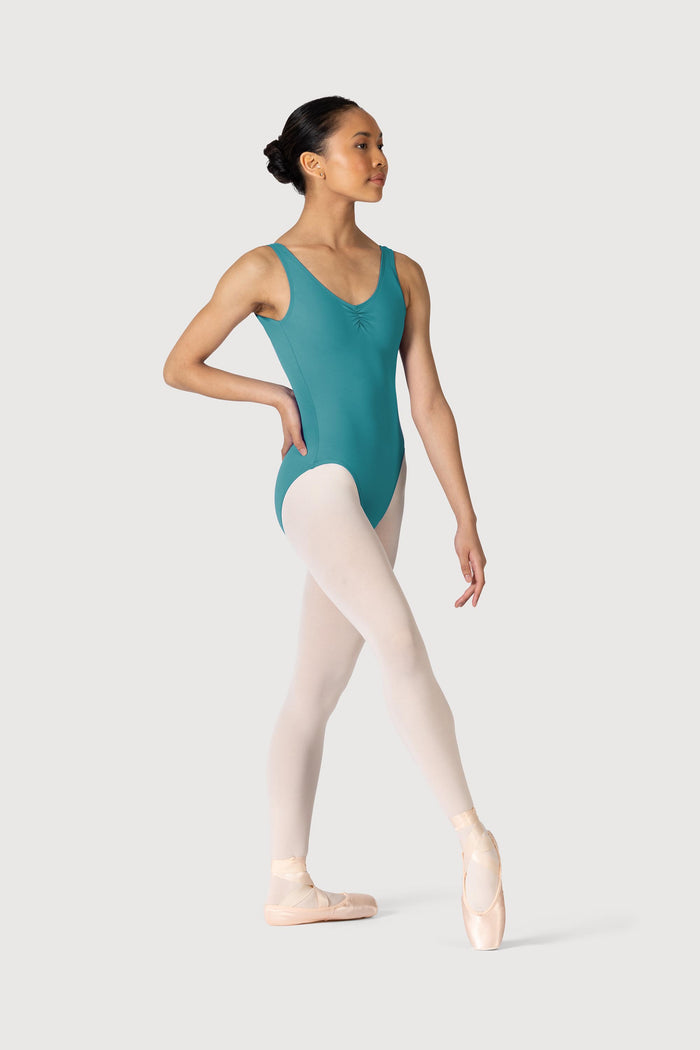 L3888LI - Bloch Microlux™ Nyla Gather Front & Low Back Womens Leotard