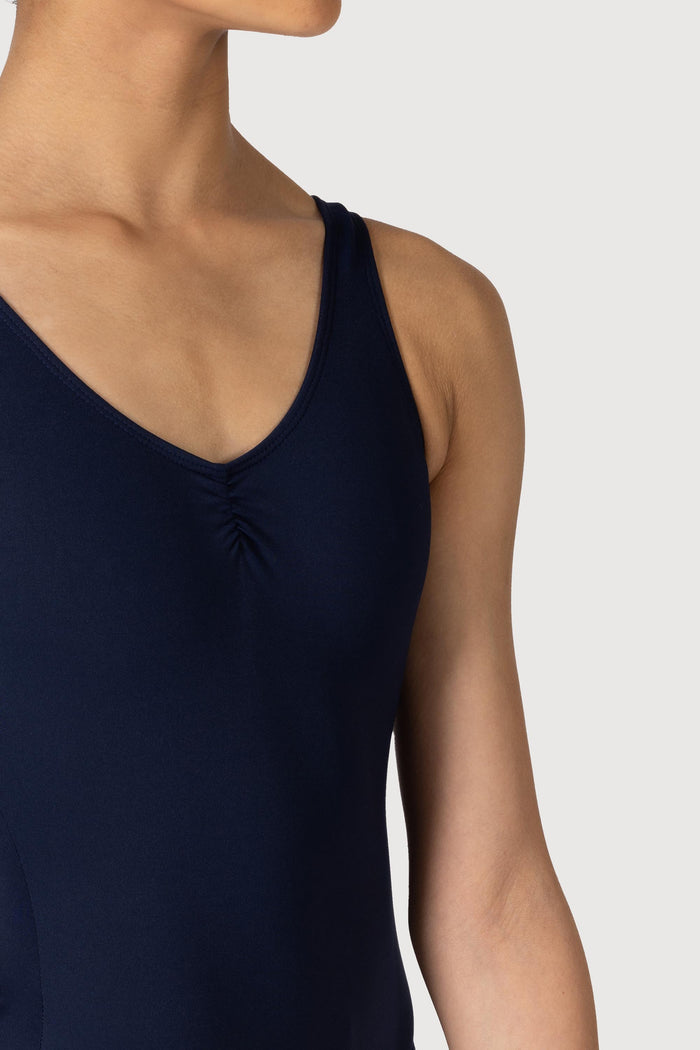 L3888LI - Bloch Microlux™ Nyla Gather Front & Low Back Womens Leotard
