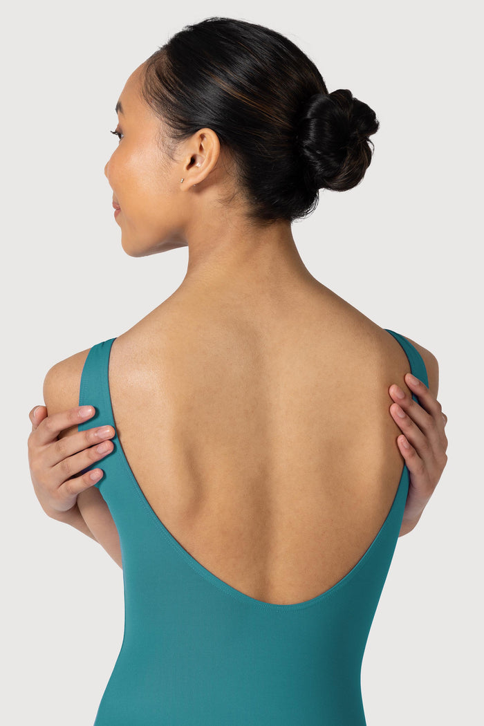 L3888LI - Bloch Microlux™ Nyla Gather Front & Low Back Womens Leotard