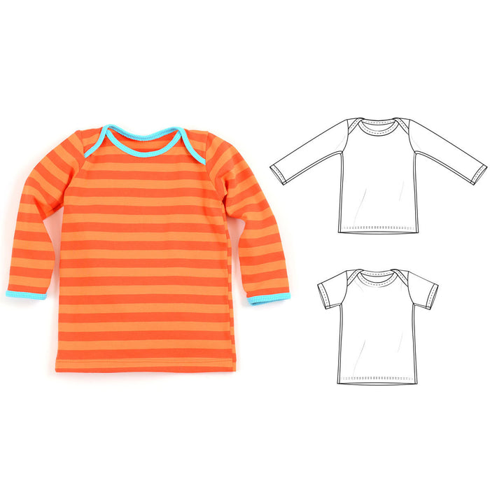lap neck tee : 19