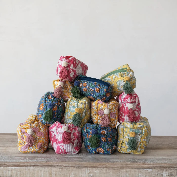 Large Block Zip Pouch - Madison's Niche
