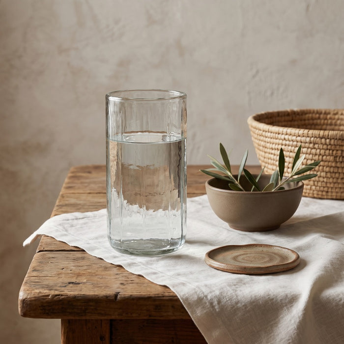 Large Handblown Glass, styled at home