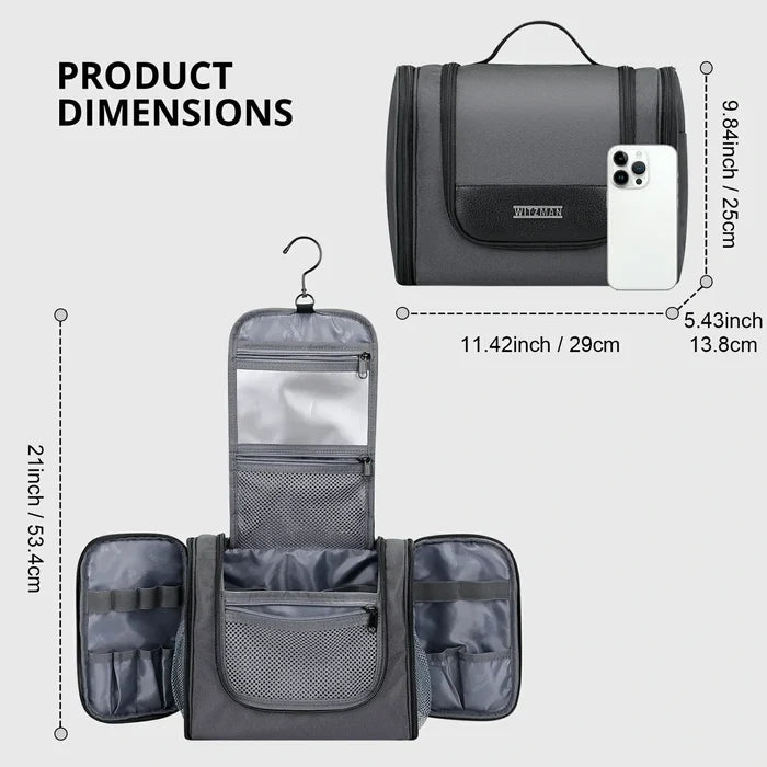 WITZMAN B690 toiletry bag product view 8