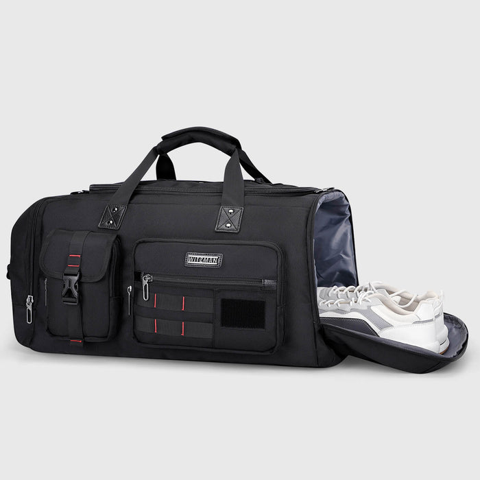 Large Travel Duffel Bags with Shoe Compartment Tote Bag, shoe compartment or lower pocket detail