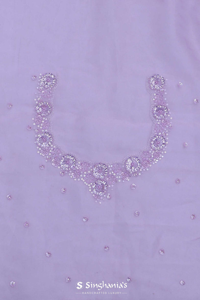 <img> Tissue Organza Saree With Scallop Border