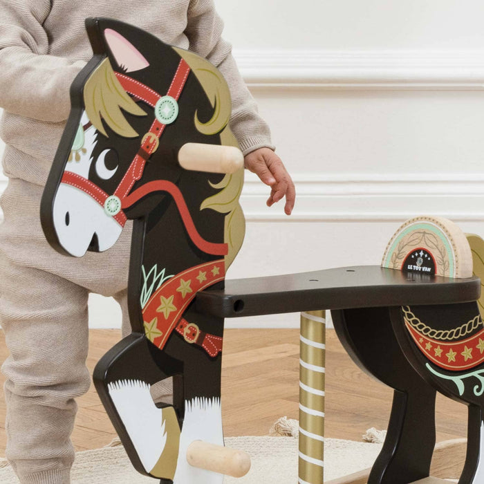 Le Toy Van - Classic Wooden Rocking Horse-Ride-On Toys-Posh Baby