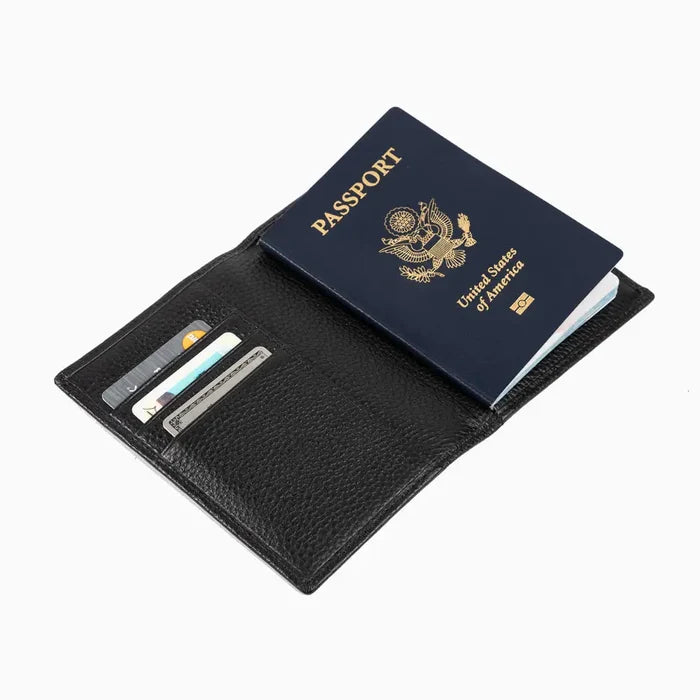 Leather Passport Holder - Madison's Niche