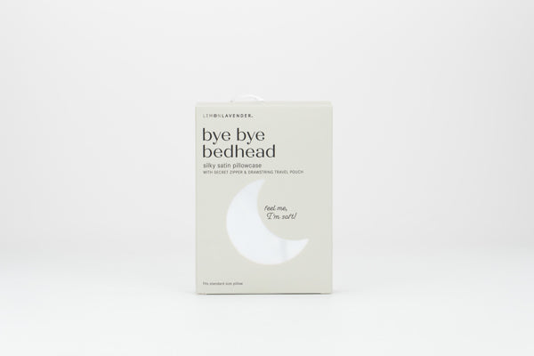 Lemon Lavender Bye Bye Bedhead Silky Satin Pillowcase