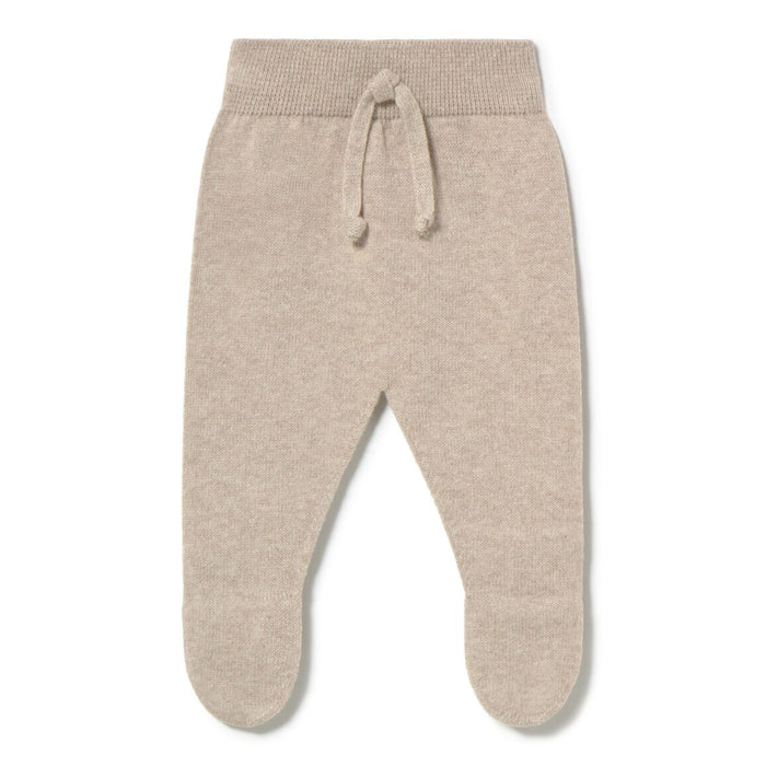 Li & Me - Knit Wrap Top & Pant Set - Toasted Stripes-Sets-Newborn (1M)-Posh Baby