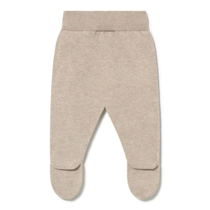 Li & Me - Knit Wrap Top & Pant Set - Toasted Stripes-Sets-Newborn (1M)-Posh Baby