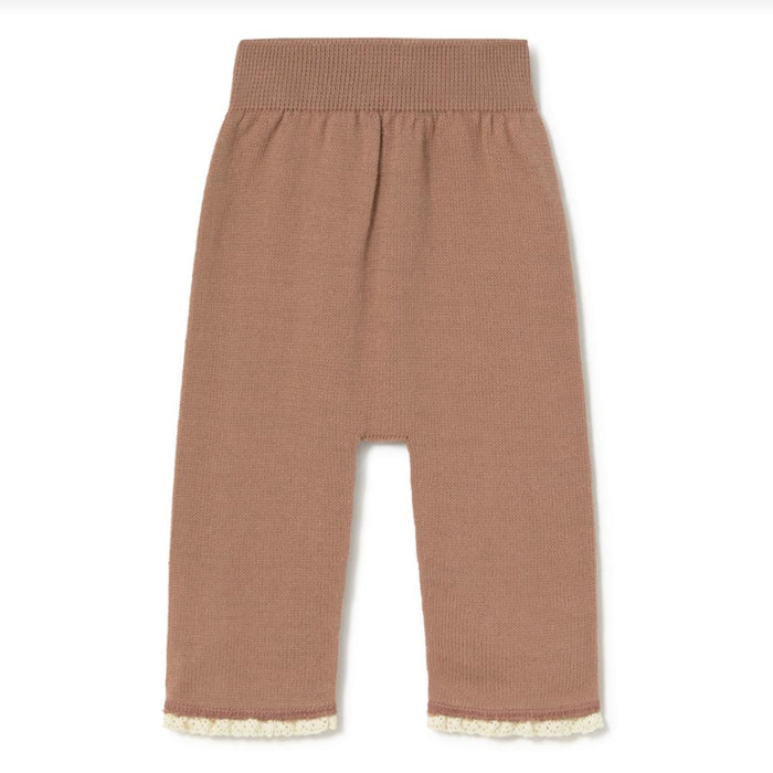 Li & Me - Organic Knit Collared Sweater & Pant Set - Bloom