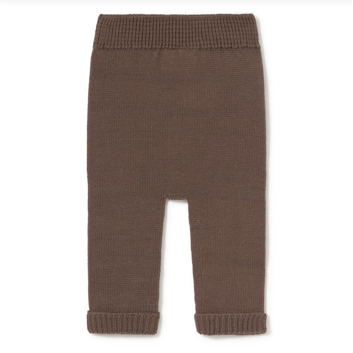 Li & Me - Organic Knit Pants - Coffee