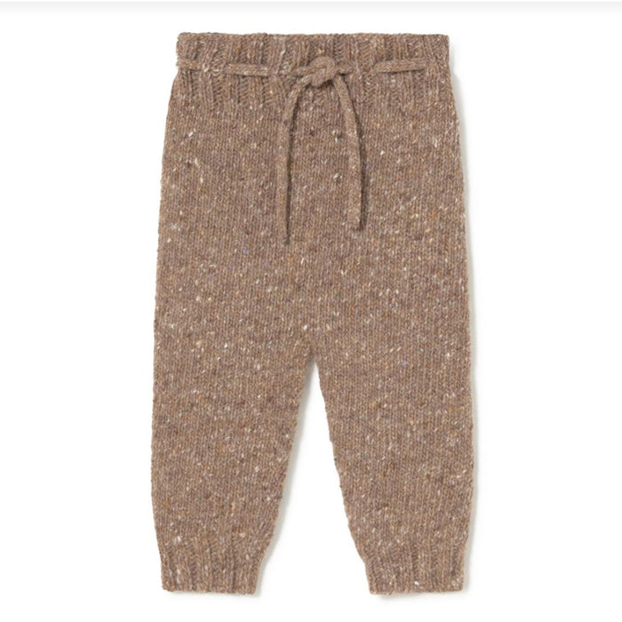 Li & Me - Organic Knit Sweater & Pant Set - Speckled Latte