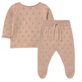Li & Me - Pointelle Knit Top & Pant Set - Blushed-Sets-Newborn (1M)-Posh Baby