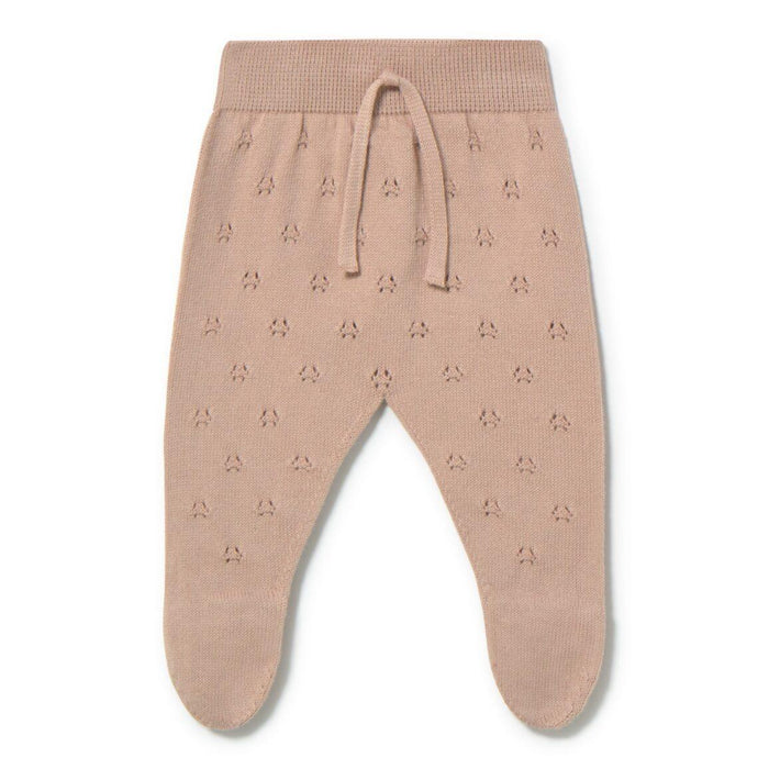 Li & Me - Pointelle Knit Top & Pant Set - Blushed-Sets-Newborn (1M)-Posh Baby