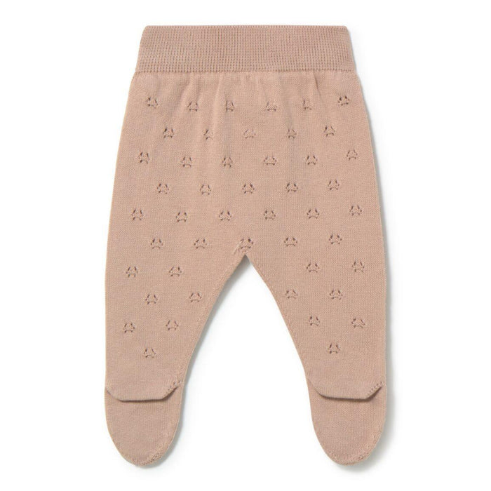 Li & Me - Pointelle Knit Top & Pant Set - Blushed-Sets-Newborn (1M)-Posh Baby