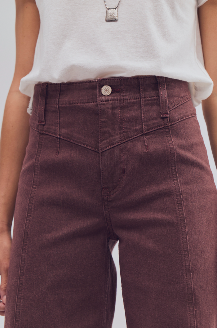 Libre Cord Wide Leg Pant in Shopping Bag