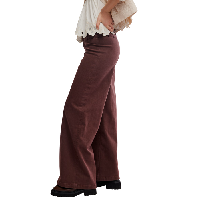 Libre Wide-Leg in Rum