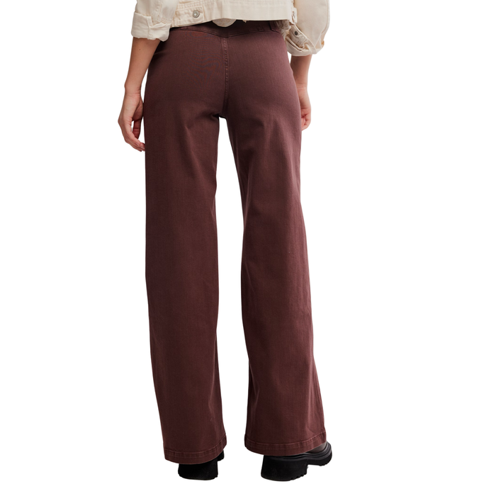Libre Wide-Leg in Rum