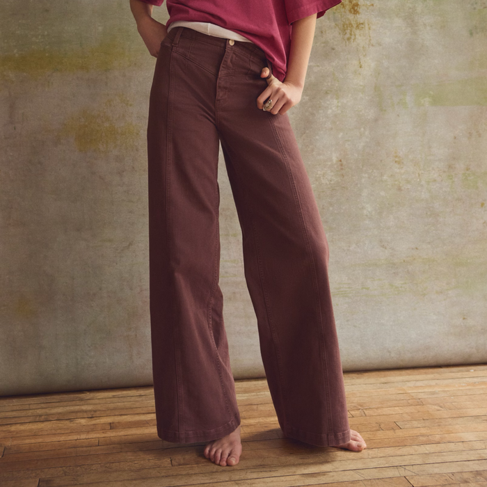 Libre Wide-Leg in Rum