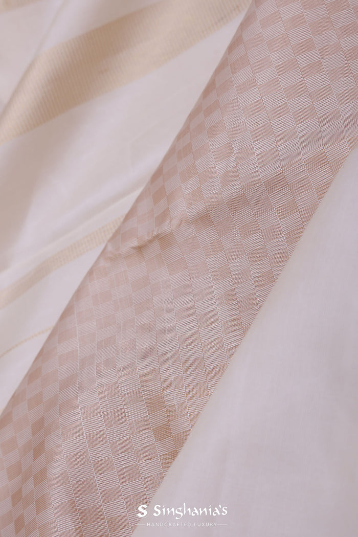Light Brown Kanjivaram Tissue Saree