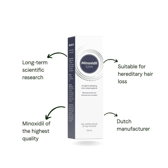 Linn Minoxidil 2% spray (100 ml) - Hairgivers