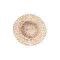 Lollipop Liberty Floral Lycra Scalloped Sunny Hat