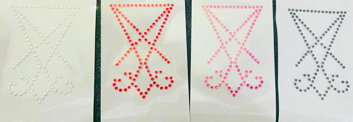 Lucifer Rhinestone Heat Transfer