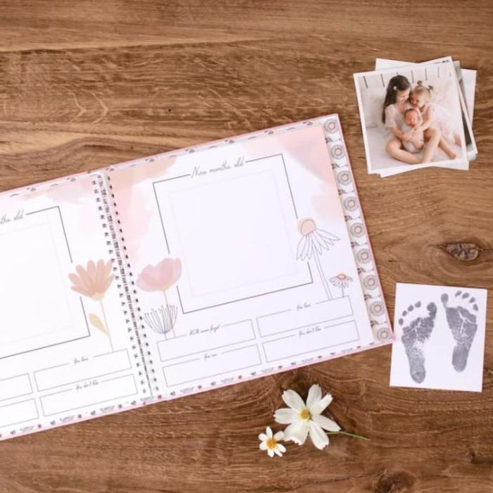 Lucy Darling - Luxury Memory Book - Wildflower Meadow-Memory Books-Posh Baby