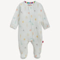 Magnetic Me - Modal Footie - Blue Lullaby Sky-Footies + Rompers (Basic)-Preemie-Posh Baby