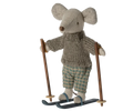Maileg  Big Brother Winter Mouse with Ski Set