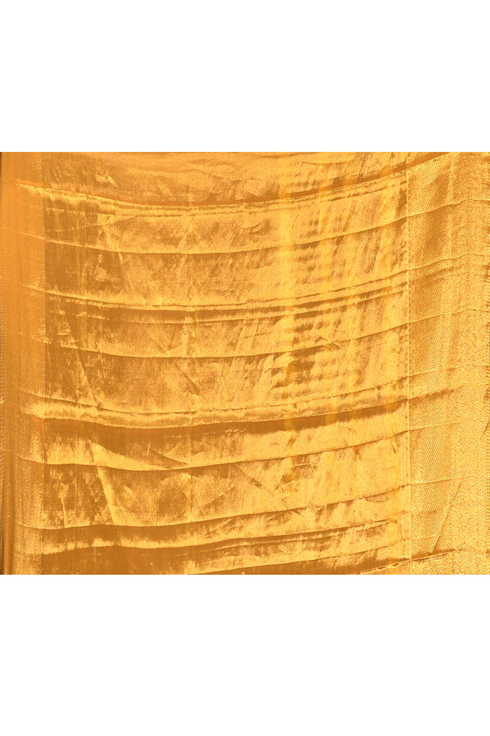 Majestic Full Gold Zari Kanjivaram Silk Saree