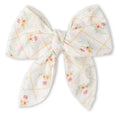 Makemake Organics - Organic Hair Bow Clip - Spring Weave-Hair Accessories-One Size-Posh Baby