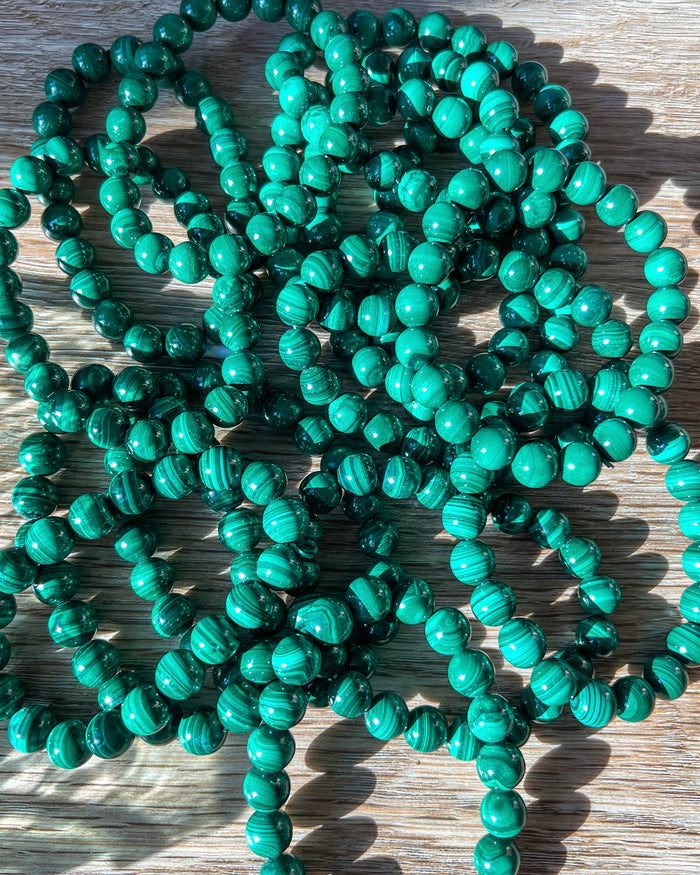 Malachite Bracelet {9mm}