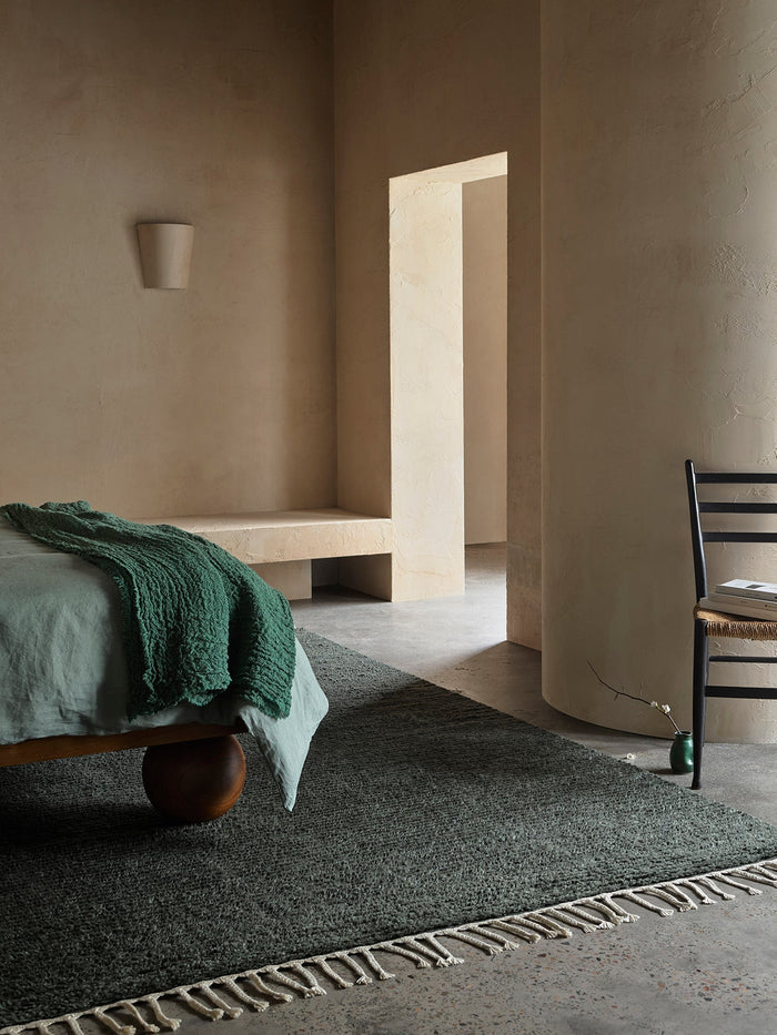 Malawi rug in Kelp