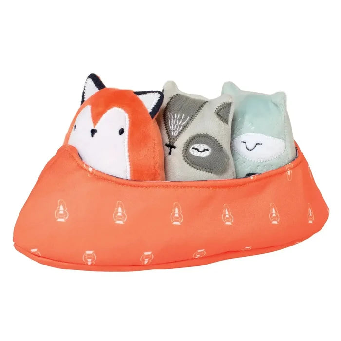 Manhattan Toy - Camp Acorn Canoe Buddies-Rattles + Teething Toys-Posh Baby