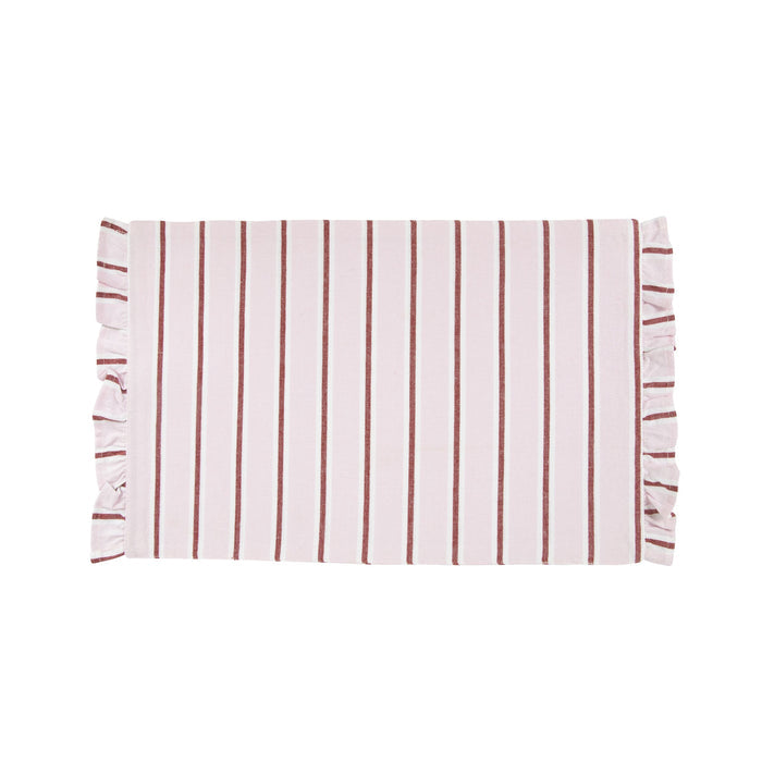 Marais Ruffle Stripe Placemat Merry Berry