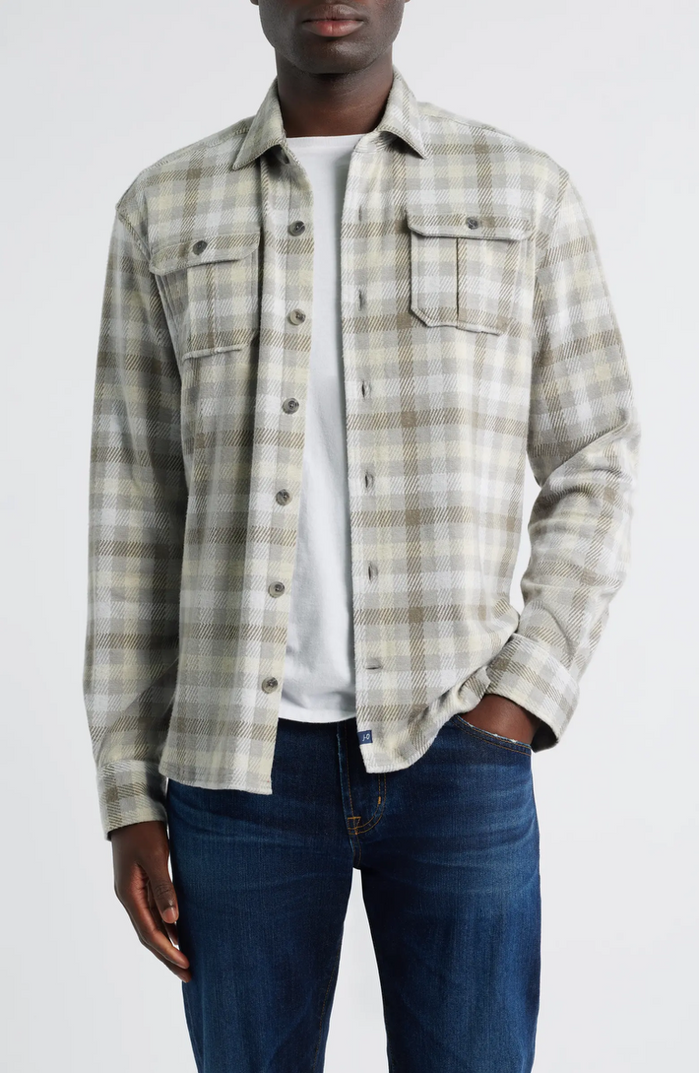 Marcelo Button Down in Light Grey - Madison's Niche