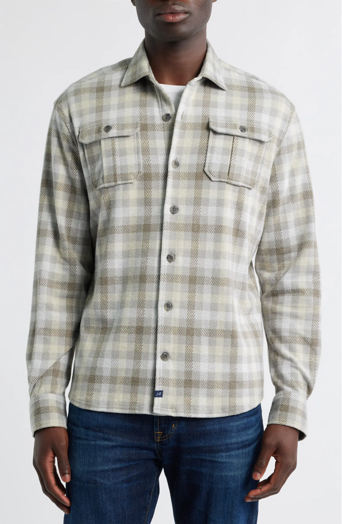 Marcelo Button Down in Light Grey - Madison's Niche