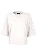 Shop the Margittes Cream Half Sleeve Sweatshirt at Dotique. A cotton-rich sweatshirt with a relaxed fit, half sleeves and subtle diamanté detailing for elevated everyday style.