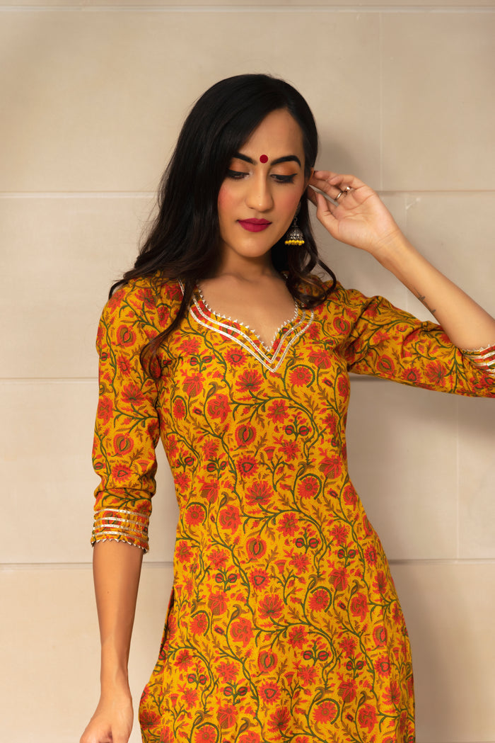 Marigold Vine Salwar Set