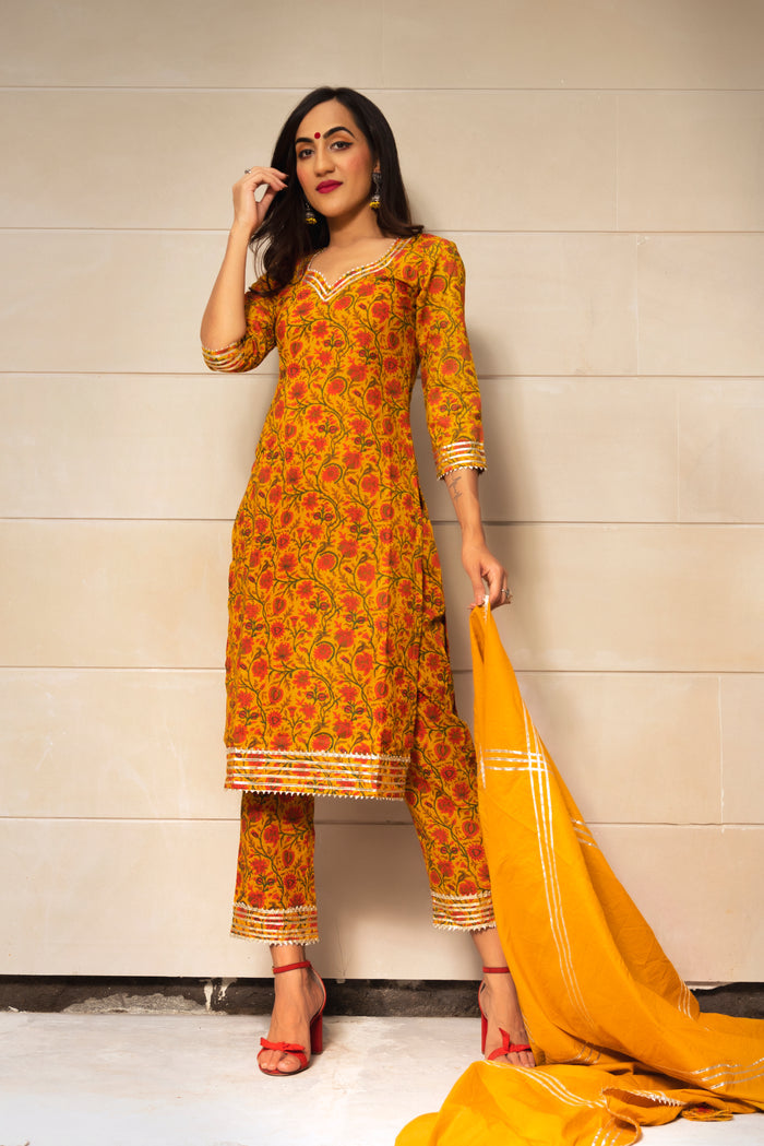 Marigold Vine Salwar Set