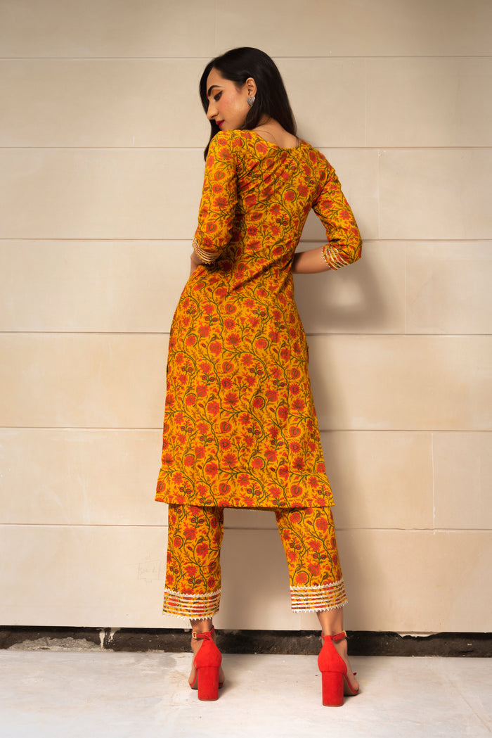 Marigold Vine Salwar Set