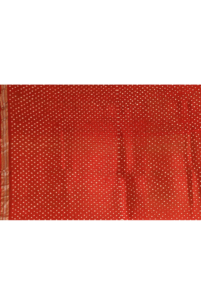 Maroon Gold Butta Banarasi Silk Saree