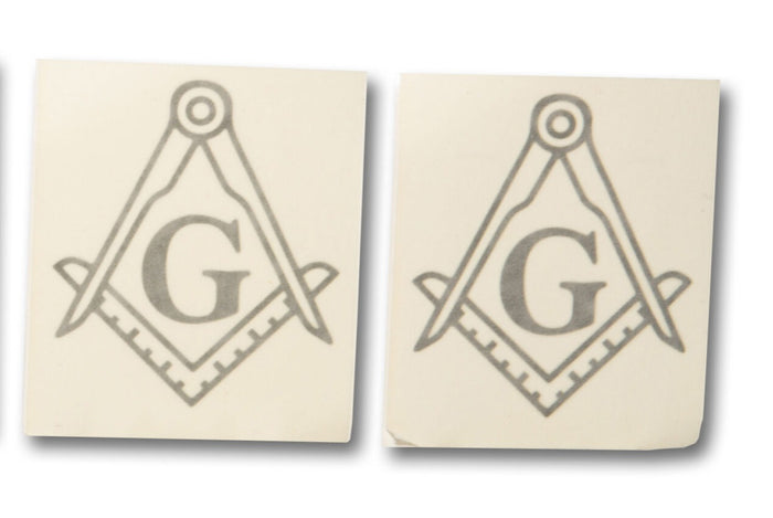Masonic Tail Light Decals