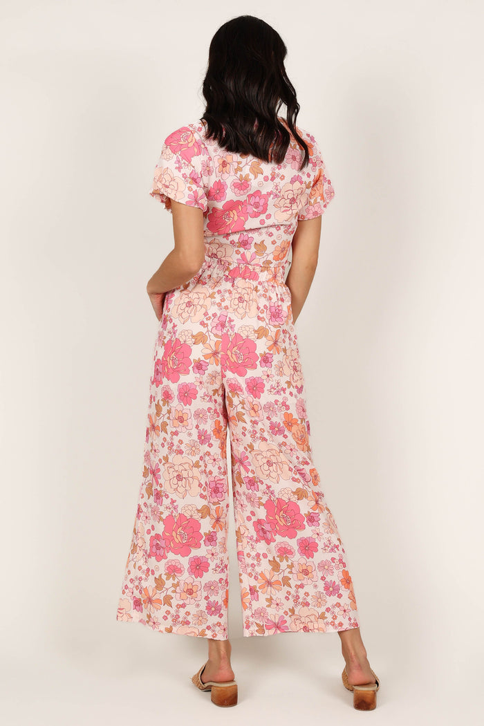 Petal and Pup USA SETS Matilda Top & Pant Set - Pink Floral
