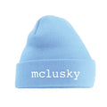 Mclusky Logo Beanie - Light Blue